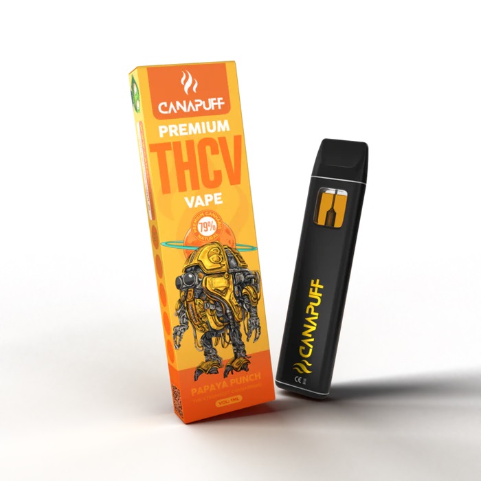 Papaya Punch 79% THCv – Canapuff – Vape usa e getta – 1 ml