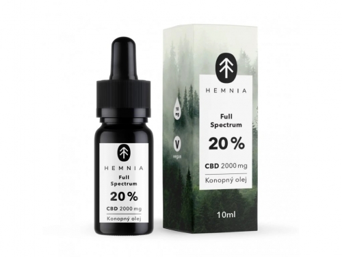 Olio di canapa CBD a spettro completo 20%, 2000 mg, 10 ml