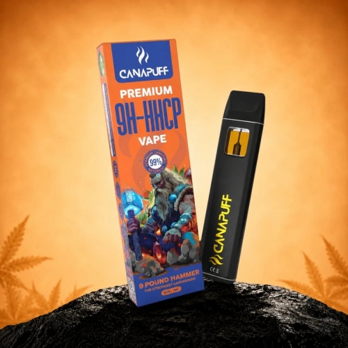 9H-HHCP Vape 9 Pound Hammer 99% - Monouso - CanaPuff - 1 ml