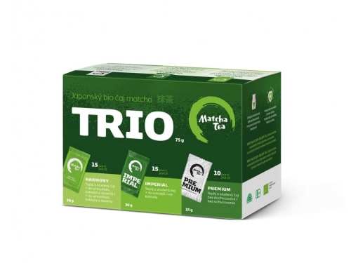 TRIO DI TÈ MATCHA BIOLOGICO 70 G