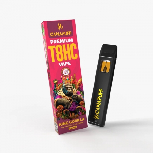 King Gorilla 95% T8HC – Canapuff – Jednorazová vape – 1 ml