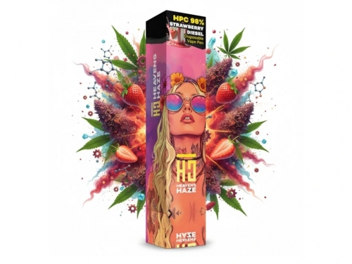 Heavens Haze HPC 98% Strawberry Diesel – Jednorazová vape – 1 ml