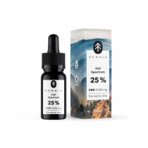 Olio di canapa CBD a spettro completo 25%, 2500 mg, 10 ml