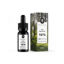 Olio di canapa CBD a spettro completo Hemnia 10%, 1000 mg, 10 ml