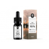 Olio di canapa CBD a spettro completo Hemnia 15%, 1500 mg, 10 ml