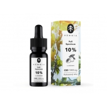Hemnia Full Spectrum CBD MCT Olio di cocco 10%, 1000 mg, 10 ml, limone