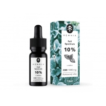 Hemnia Full Spectrum CBD MCT Kokosový olej 10%, 1000 mg, 10 ml, máta