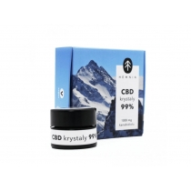 Hemnia CBD konopné kryštály 99 %, 500 mg CBD , 1 gram