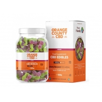 Caramelle gommose al CBD Orange County con ciliegia, 70 pezzi, 1600 mg di CBD, 525 g